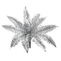 18" Metallic Boston Fern Artificial Plant (Set of 12)