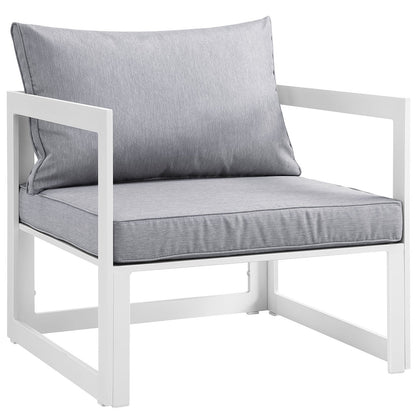 Fortuna 8 Piece Outdoor Patio Sectional Sofa Set by Modway