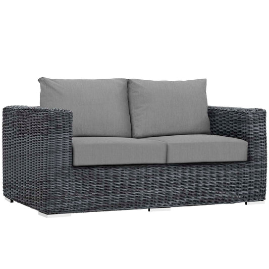 Summon Outdoor Patio Sunbrella¨ Loveseat by Modway