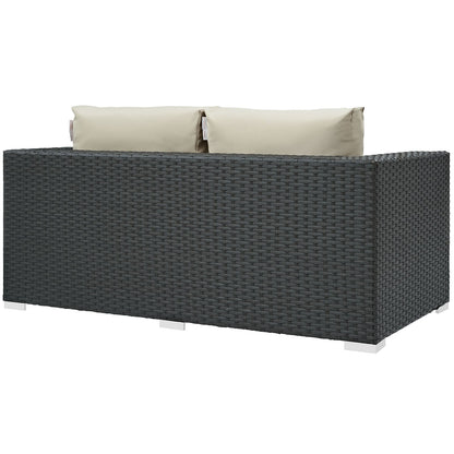Sojourn Outdoor Patio Sunbrella¨ Loveseat by Modway