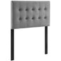 Emily Biscuit Tufted Performance Velvet Twin Headboard by Modway