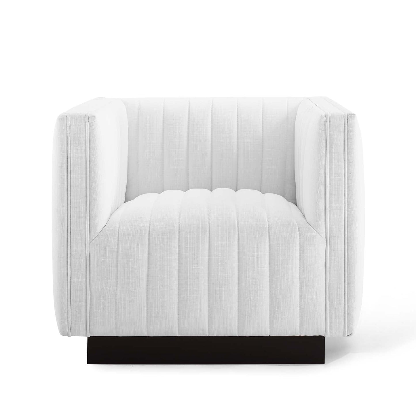Conjure Upholstered Fabric Tufted Armchair Set of 2 by Modway
