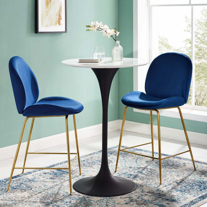 Lippa 28" Round Wood Bar Table by Modway