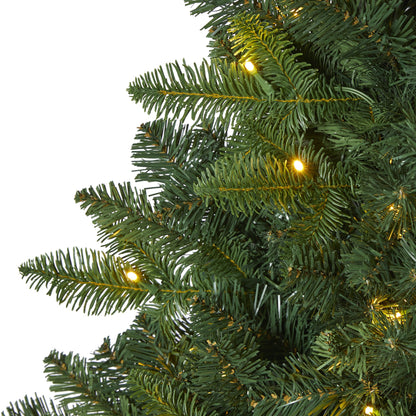 5' Grand Teton Spruce Flat Back Artificial Christmas Tree