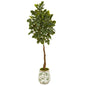 70"  Beech Leaf Artificial Tree in Designer Planter