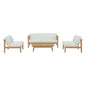 Bayport 4 Piece Outdoor Patio Teak Set by Modway
