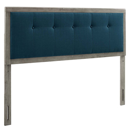 Draper Tufted Fabric and Wood King Headboard by Modway