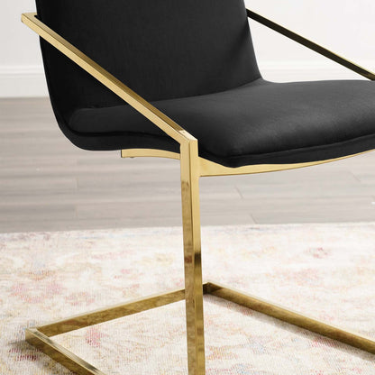 Pitch Performance Velvet Dining Armchair by Modway