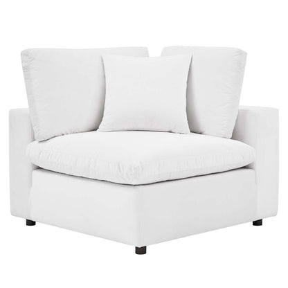 Commix 8-Piece Down Filled Overstuffed Performance Velvet Sectional Sofa by Modway