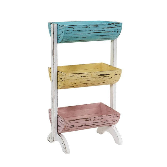 23" Three Shelf Farmhouse Multipurpose Stand/Planter