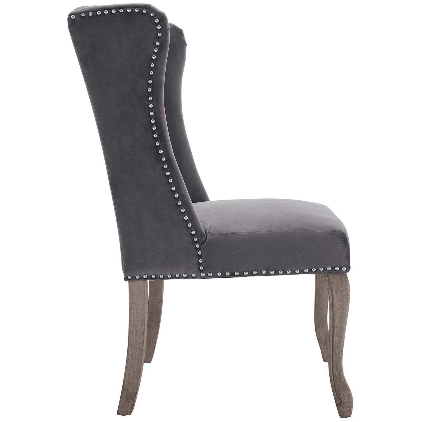 Apprise Performance Velvet Side Chair Set of 2 by Modway