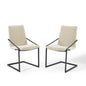 Pitch Upholstered Fabric Dining Armchair Set of 2 by Modway