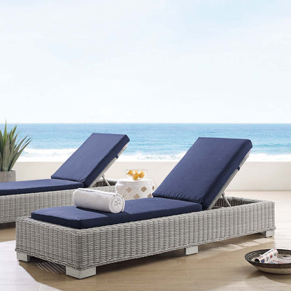 Conway Sunbrella¨ Outdoor Patio Wicker Rattan Chaise Lounge by Modway