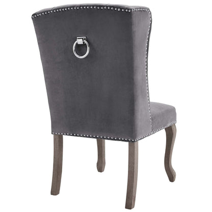 Apprise Performance Velvet Side Chair Set of 2 by Modway