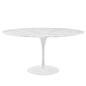 Lippa 60" Round Faux Marble Dining Table by Modway
