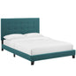 Melanie Tufted Button Upholstered Fabric Twin Platform Bed by Modway