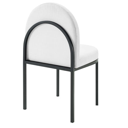 Isla Channel Tufted Upholstered Fabric Dining Side Chair by Modway