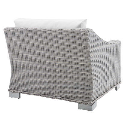 Conway Sunbrella¨ Outdoor Patio Wicker Rattan Left-Arm Chair by Modway