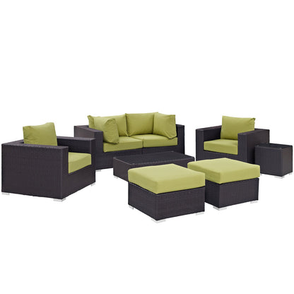 Convene 8 Piece Outdoor Patio Sectional Set by Modway