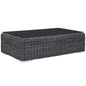 Summon Outdoor Patio Glass Top Coffee Table by Modway