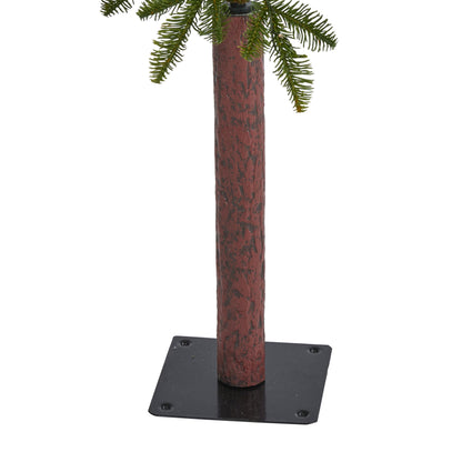 4' Alaskan Alpine Artificial Christmas Tree with 50 Clear Microdot