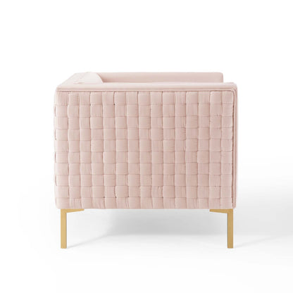 Resonate Performance Velvet Armchair by Modway