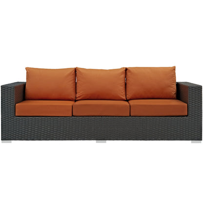 Sojourn Outdoor Patio Sunbrella¨ Sofa by Modway