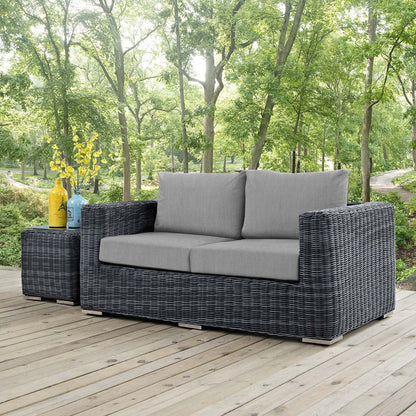 Summon Outdoor Patio Sunbrella¨ Loveseat by Modway