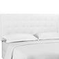Paisley Tufted Upholstered Faux Leather King and California King Headboard by Modway