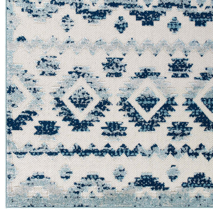 Reflect Takara Abstract Diamond Moroccan Trellis 5x8 Indoor and Outdoor Area Rug by Modway