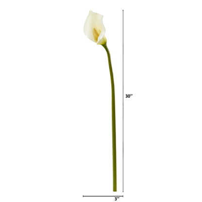 30" Calla Lily Artificial Flower (Set of 6)