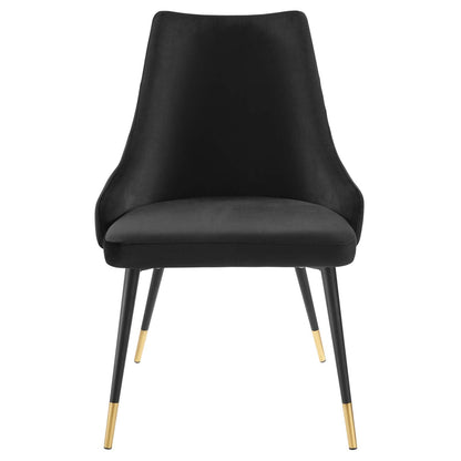 Adorn Performance Velvet Dining Side Chair Set of 2 by Modway