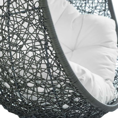 Hide Outdoor Patio Swing Chair With Stand by Modway