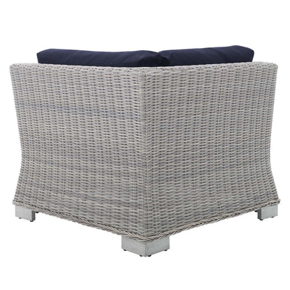 Conway Sunbrella¨ Outdoor Patio Wicker Rattan Corner Chair by Modway