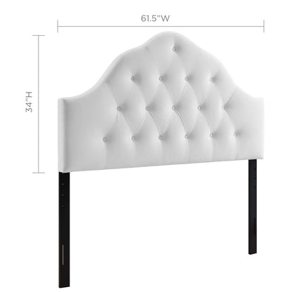 Sovereign Diamond Tufted Performance Velvet Queen Headboard by Modway
