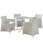 Junction 5 Piece Outdoor Patio Dining Set by Modway