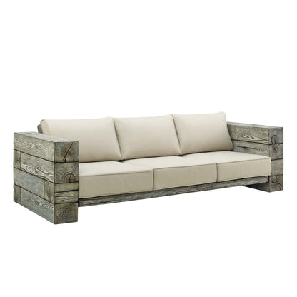 Manteo Rustic Coastal Outdoor Patio Sunbrella¨ 4 Piece Set