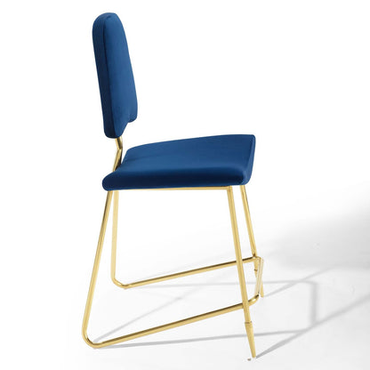 Ponder Performance Velvet Counter Stool by Modway