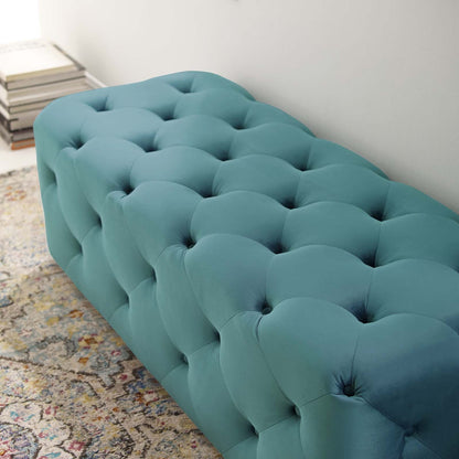 Amour 48" Tufted Button Entryway Performance Velvet Bench by Modway