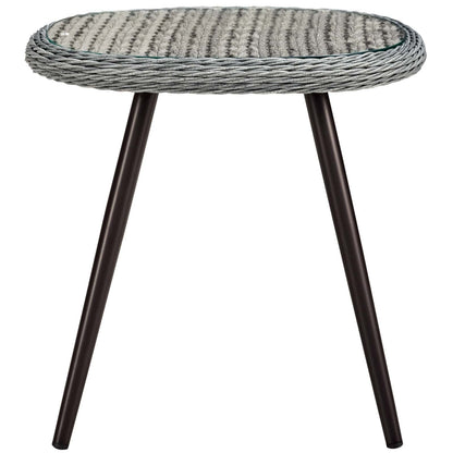 Endeavor Outdoor Patio Wicker Rattan Side Table by Modway