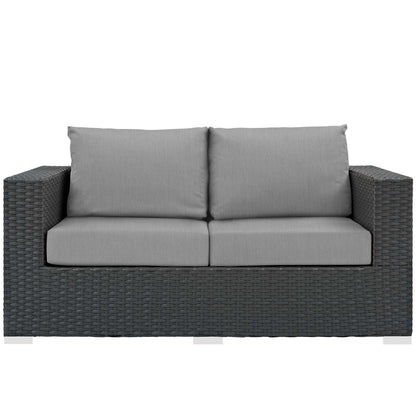 Sojourn Outdoor Patio Sunbrella¨ Loveseat by Modway