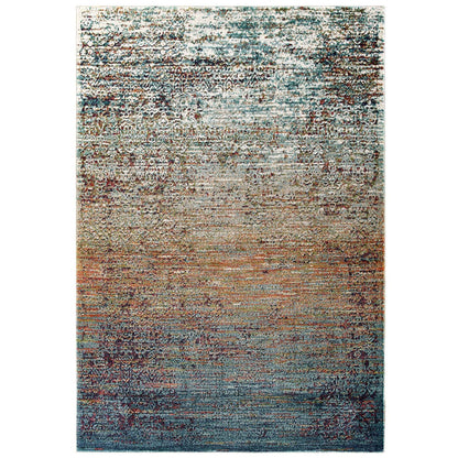 Tribute Jacinda Rustic Distressed Vintage Lattice 5x8 Area Rug by Modway