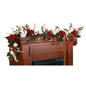 72" Hydrangea w/White Roses Garland