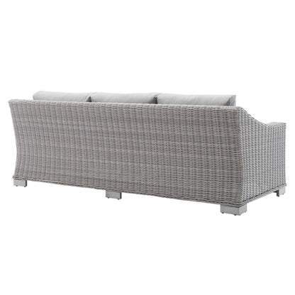 Conway Sunbrella¨ Outdoor Patio Wicker Rattan Sofa by Modway