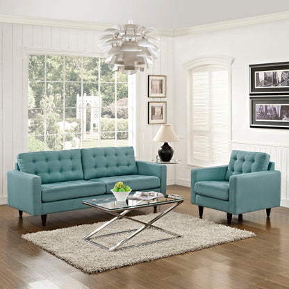Empress Armchair and Sofa Set of 2 by Modway