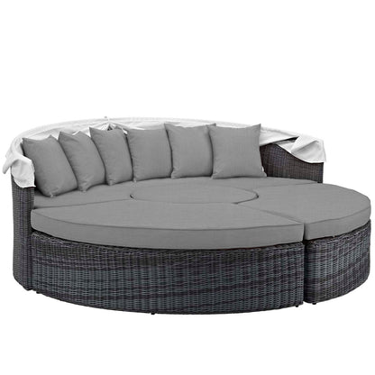 Summon Canopy Outdoor Patio Sunbrella¨ Daybed by Modway