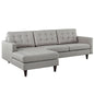 Empress Left-Facing Upholstered Fabric Sectional Sofa by Modway