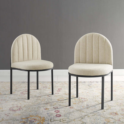 Isla Upholstered Fabric Dining Side Chair Set of 2 by Modway