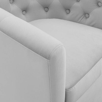 Prospect Tufted Performance Velvet Swivel Armchair by Modway