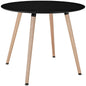 Track Round Dining Table in Black